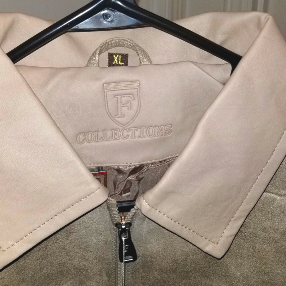Men's Leather Jacket New with Tags - Free Shipping